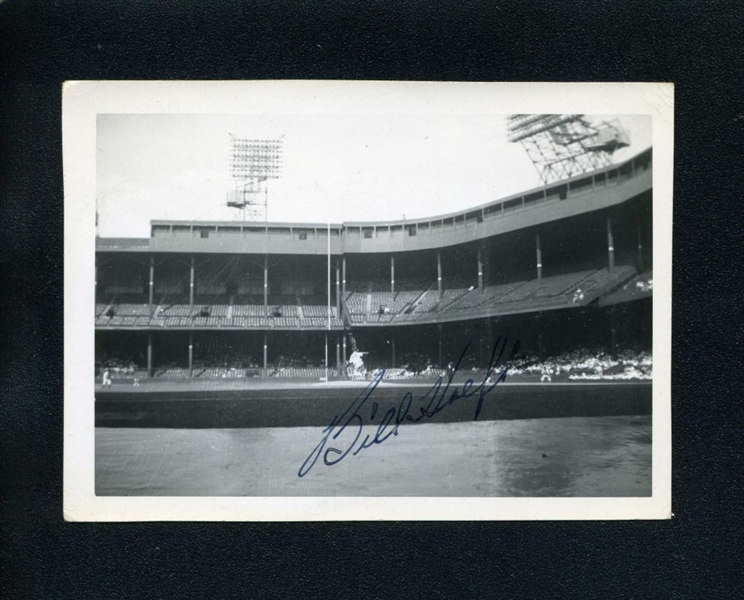 BILLY HOEFT 1952 Detroit Tigers SIGNED Photo (d.2010) Rookie