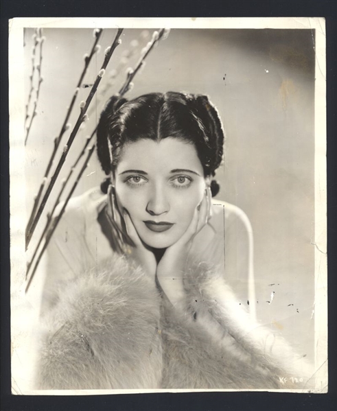 1937 KAY FRANCIS In ANOTHER DAWN Vintage Original Photo MANDALAY ACTRESS