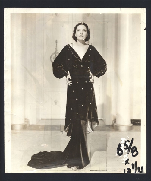 1930s KAY FRANCIS Vintage Original Photo MANDALAY ACTRESS