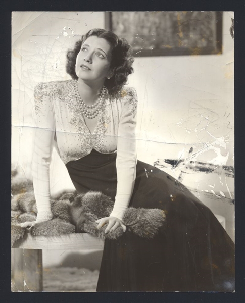 1940s KAY FRANCIS Vintage Original Photo MANDALAY ACTRESS