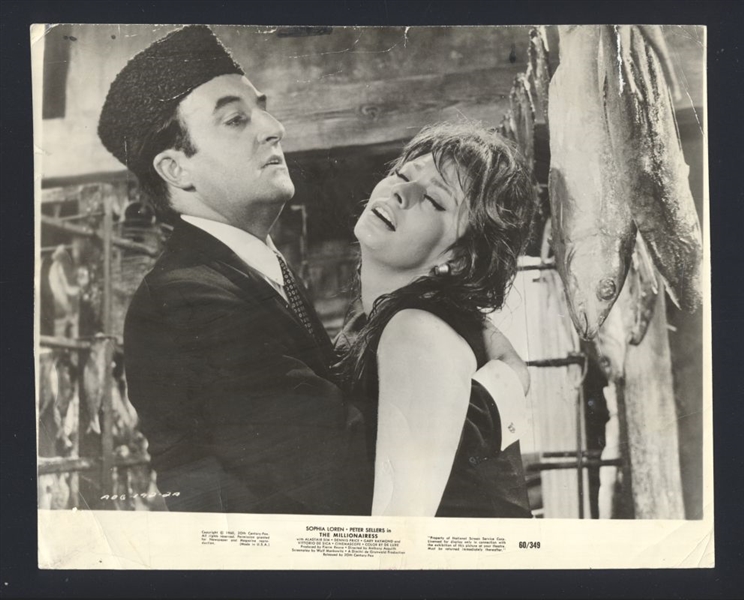 1960 PETER SELLERS & SOPHIA LOREN In THE MILLIONAIRESS Vintage Original Photo