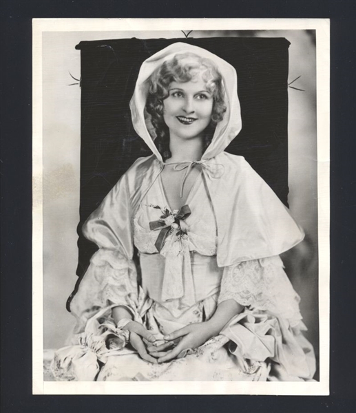 1950 HOPE HAMPTON Vintage Original Photo SILENT-ERA ACTRESS OPERA SINGER