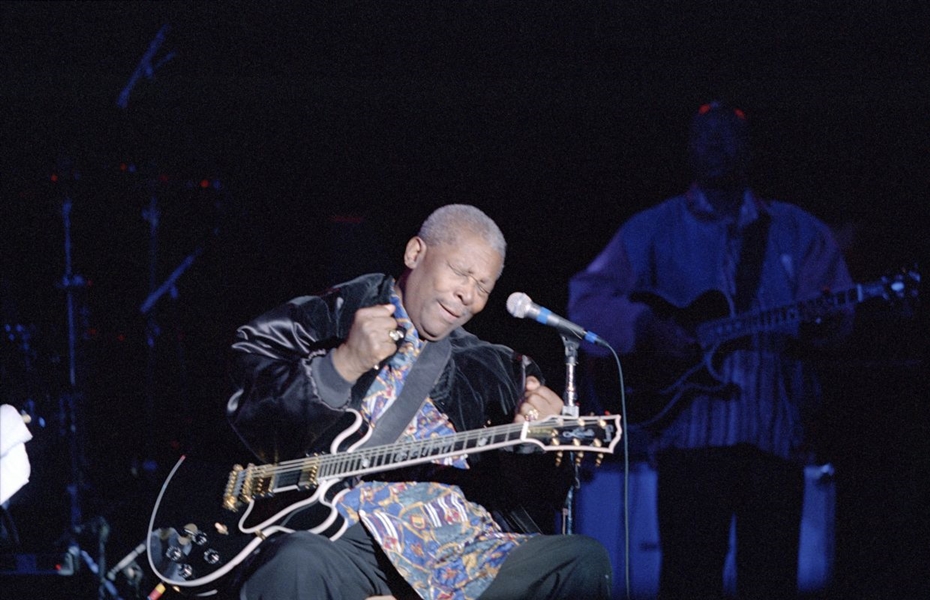 Lot of (6) 1990s B.B. KING Original 35mm Photo Negatives THE KING OF BLUES bn