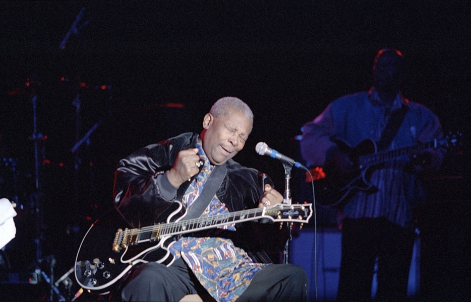 Lot of (6) 1990s B.B. KING Original 35mm Photo Negatives THE KING OF BLUES bn