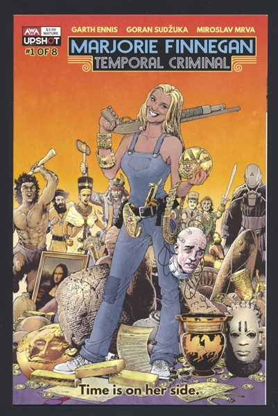 Marjorie Finnegan, Temporal Criminal #1 NM 2021 AWA Andy Clarke Cover A
