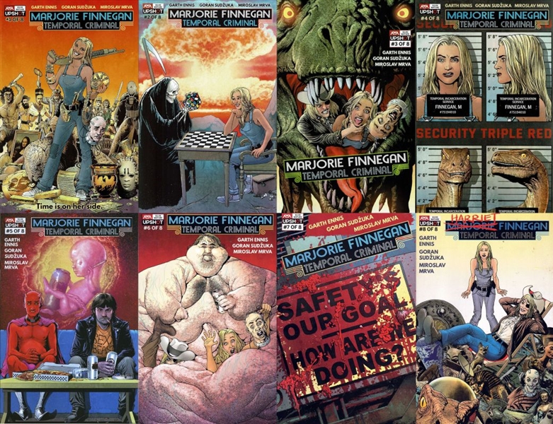 Marjorie Finnegan, Temporal Criminal SET #1-8 NM 2021 AWA Comic Book