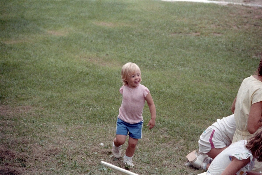 Lot of (6) 1980s SOFTBALL GAME @ PARK KIDS & FAMILIES Original 35mm Negatives bn