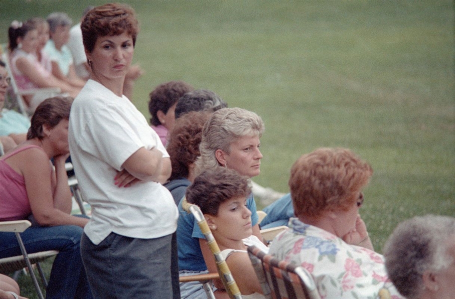 Lot of (6) 1980s SOFTBALL GAME @ PARK KIDS & FAMILIES Original 35mm Negatives bn
