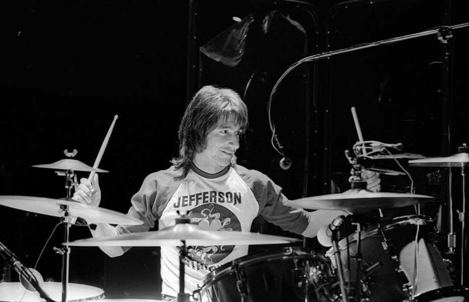 Lot (3) 1970s JEFFERSON STARSHIP - JOHN BARBATA Original 35mm Photo Negatives bn