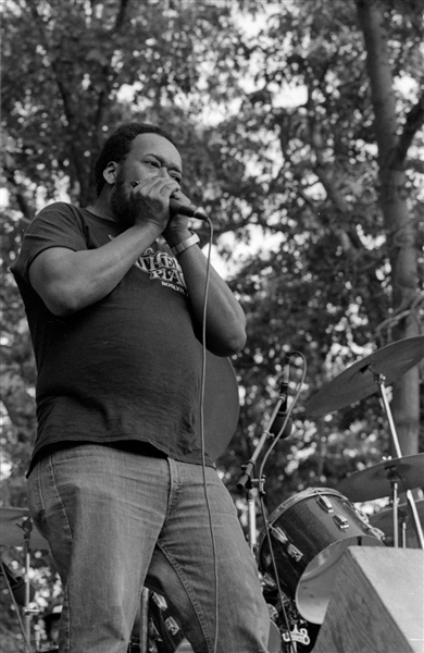 Lot of (2) 1970s JAMES COTTON Live, HIPPIE MUSIC FANS Original 35mm Negatives bn