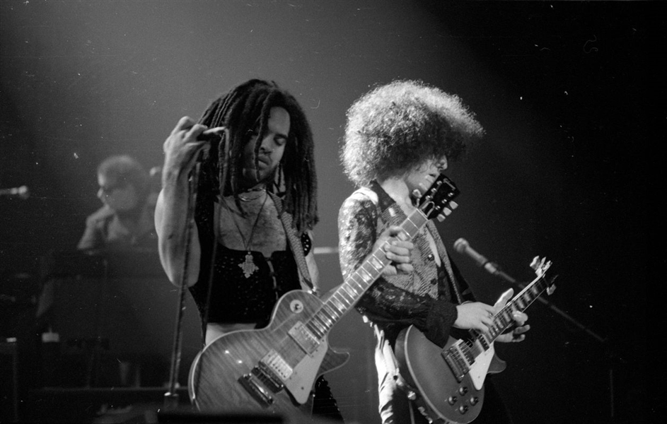 Lot of (2) 1990s LENNY KRAVITZ & CRAIG ROSS Original 35mm Photo Negatives bn