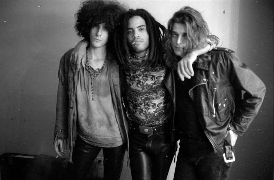 Lot of (3) 1990s CRAIG ROSS & LENNY KRAVITZ Original 35mm Photo Negatives bn
