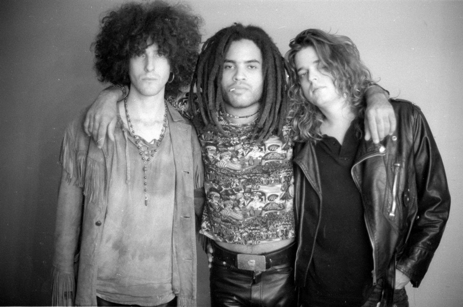 Lot of (3) 1990s CRAIG ROSS & LENNY KRAVITZ Original 35mm Photo Negatives bn