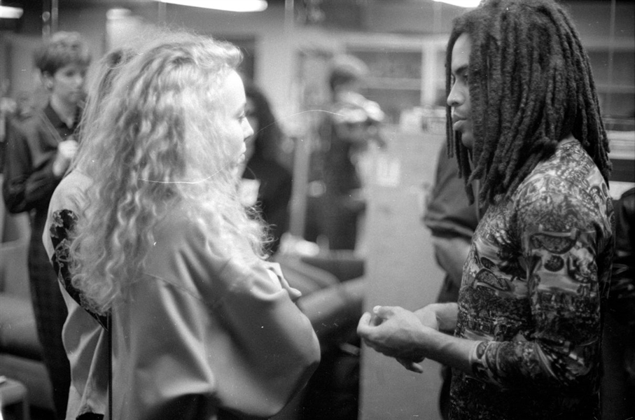 Lot of (2) 1990s LENNY KRAVITZ Original 35mm Photo Negatives SINGER ACTOR bn