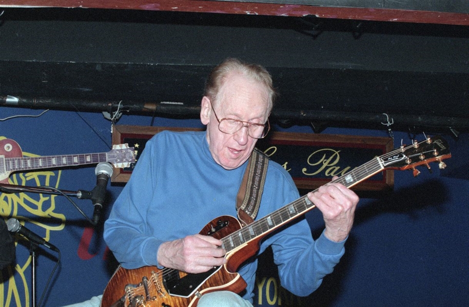 Lot (6) 1990s LES PAUL, LOU PALLO & ED SCHULLER Original 35mm Photo Negatives bn
