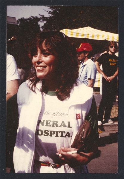 1980s EILEEN DIETZ Live Candid Snapshot Vintage Original Photo ACTRESS nb