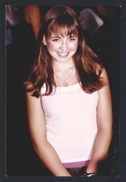 1990s CHARLOTTE CHURCH Live Candid Snapshot Vintage Original Photo nb