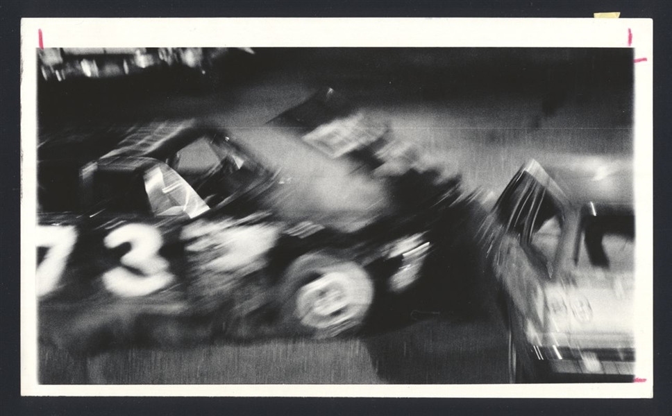 Lot of (6) 1970s BARBARA QUINTRALL & ENGLEWOOD SPEEDWAY Racing Original Photos