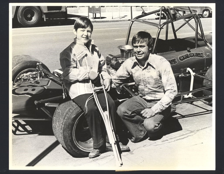 Lot of (6) 1970s BARBARA QUINTRALL & ENGLEWOOD SPEEDWAY Racing Original Photos