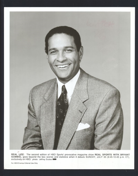 Lot of (6) 1990s BRYANT GUMBEL, KATIE COURIC & MAGGIE DALEY Original Photos