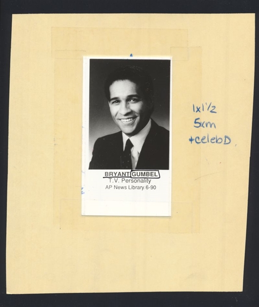 Lot of (6) 1990s BRYANT GUMBEL, KATIE COURIC & MAGGIE DALEY Original Photos