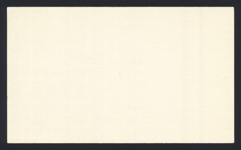 JOHN A FITZPATRICK SIGNED 3x5 Index Card (d.1990) Pittsburgh Pirates Coach