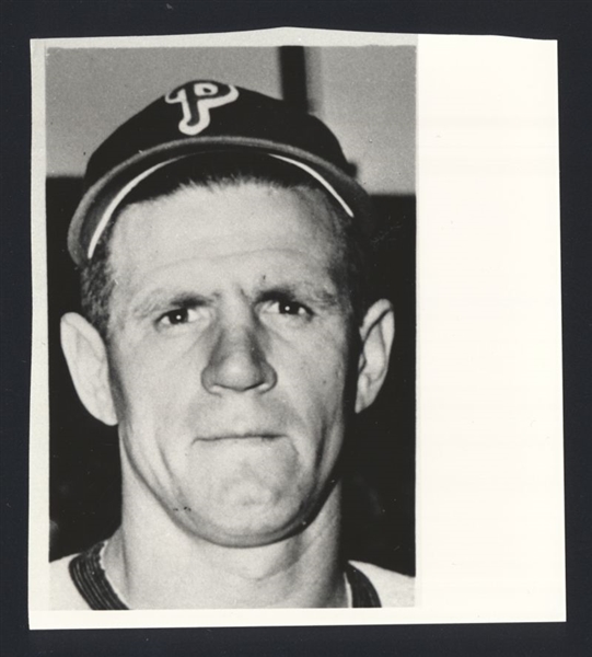 Philadelphia Phillies MONK DUBIEL ca 1948 Vintage Photo