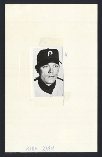 Lot of (2) 1970s Philadelphia Phillies TUG McGRAW & MIKE J RYAN Original Photos