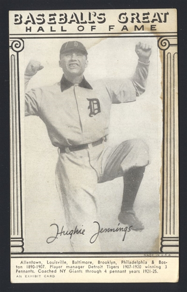 Lot (3) 1948 Baseball's Great Hall of Fame Exhibits JENNINGS, WADDELL, CHESBRO