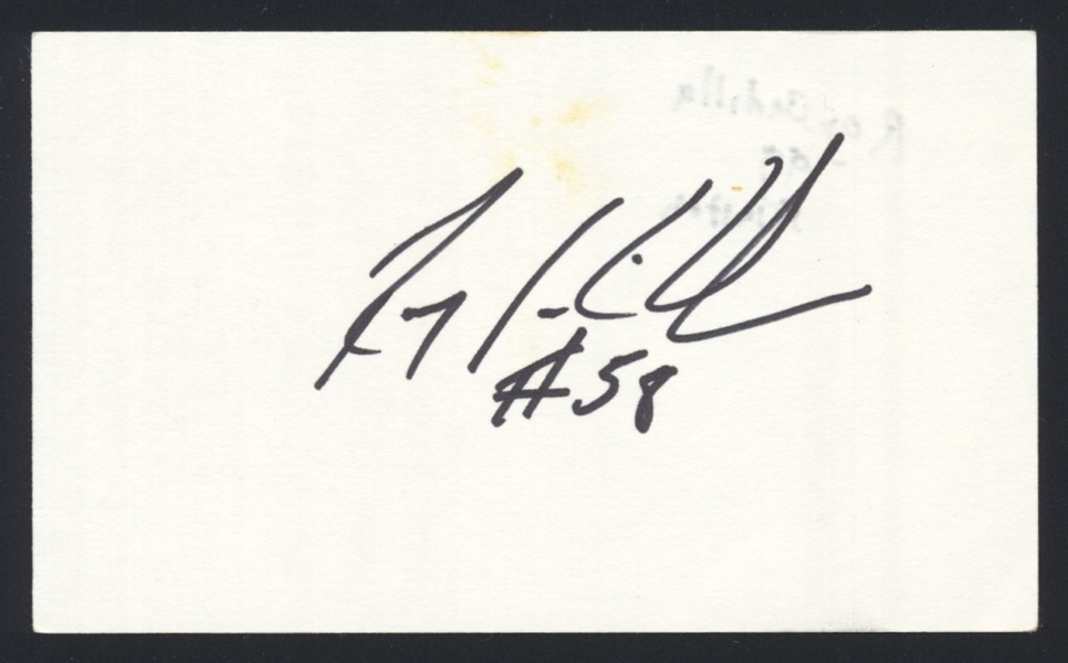 Lot of (12) 1990s Cleveland Indians Prospects SIGNED Index Cards