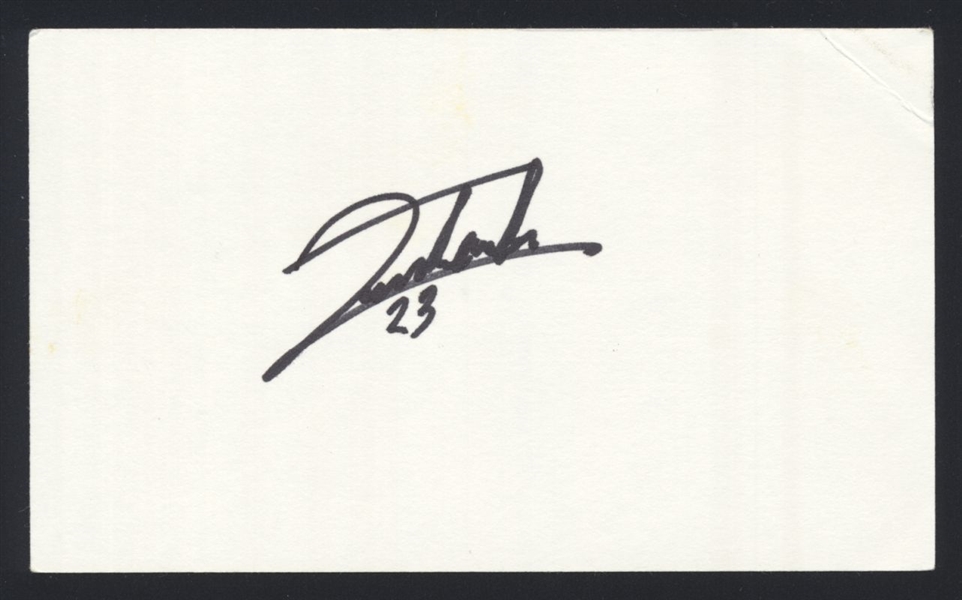 Lot of (12) 1990s Cleveland Indians Prospects SIGNED Index Cards