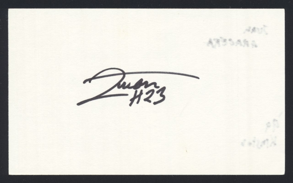 Lot of (12) 1990s Cleveland Indians Prospects SIGNED Index Cards