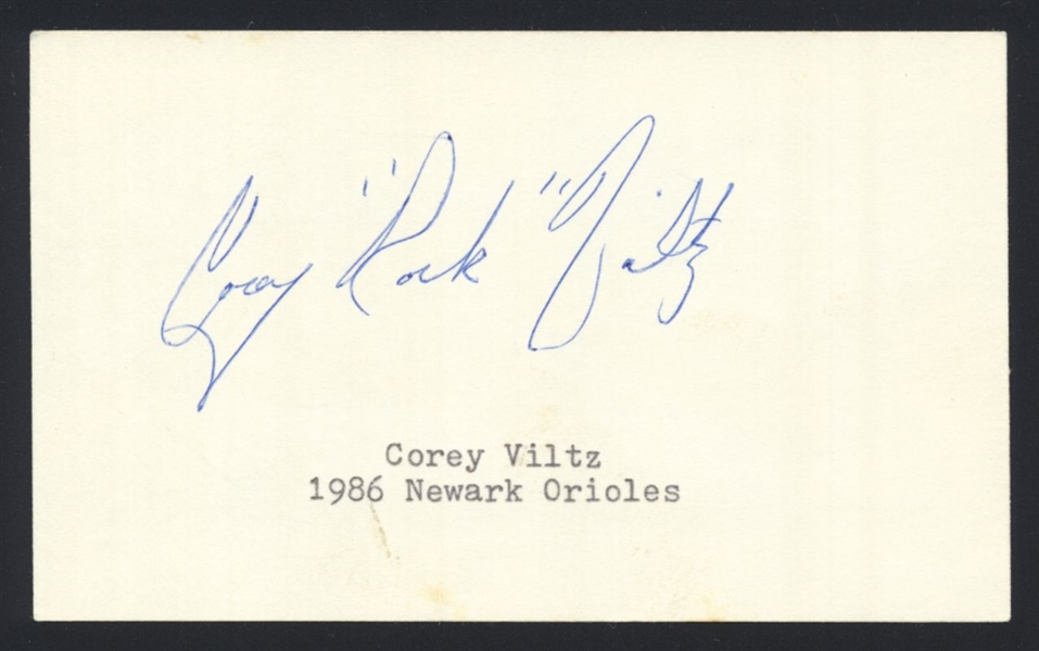 Lot of (12) 1990s Minor League Baseball Prospects SIGNED Index Cards