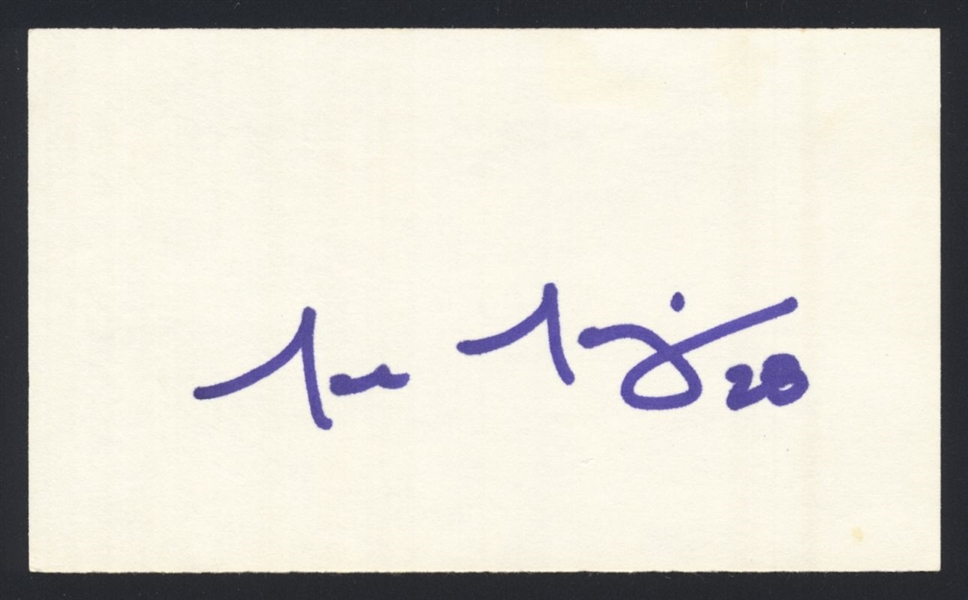 Lot of (12) 1990s Minor League Baseball Prospects SIGNED Index Cards