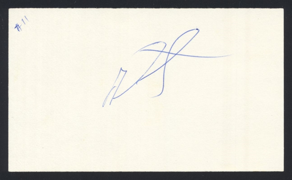 Lot of (12) 1990s Minor League Baseball Prospects SIGNED Index Cards