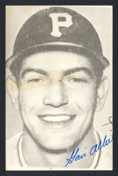 GAIR ALLIE 1954 Pirates SIGNED Real Photo Postcard RPPC (d.2016) Rookie
