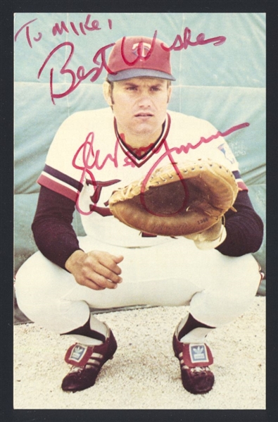 GLENN BORGMANN 1979 Minnesota Twins SIGNED Photo Postcard 