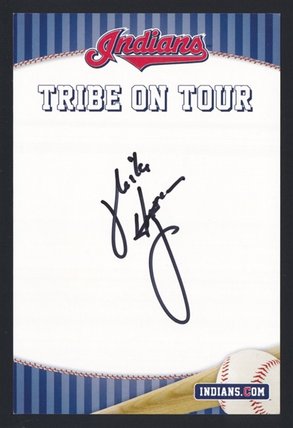MIKE HARGROVE SIGNED Autograph Card Texas Rangers Indians Padres