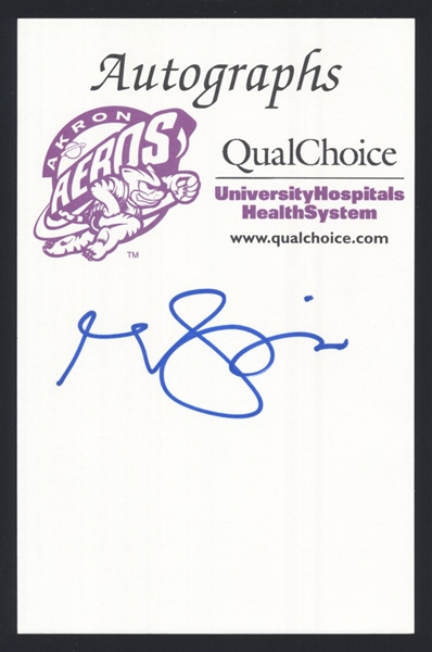 GRADY SIZEMORE SIGNED Autograph Card League Indians Phillies Red Sox