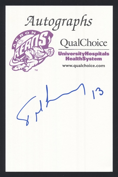 IVAN OCHOA SIGNED Autograph Card Akron Aeros Minor League 2008 Giants