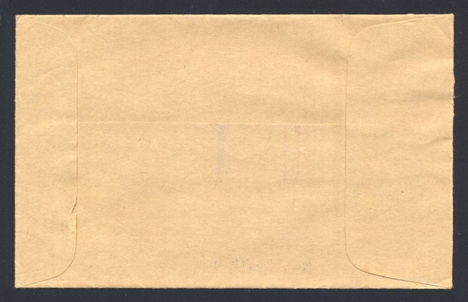JOE BURT SCOTT SIGNED Envelope (d.2013) Negro Negro Leagues Black Yankees