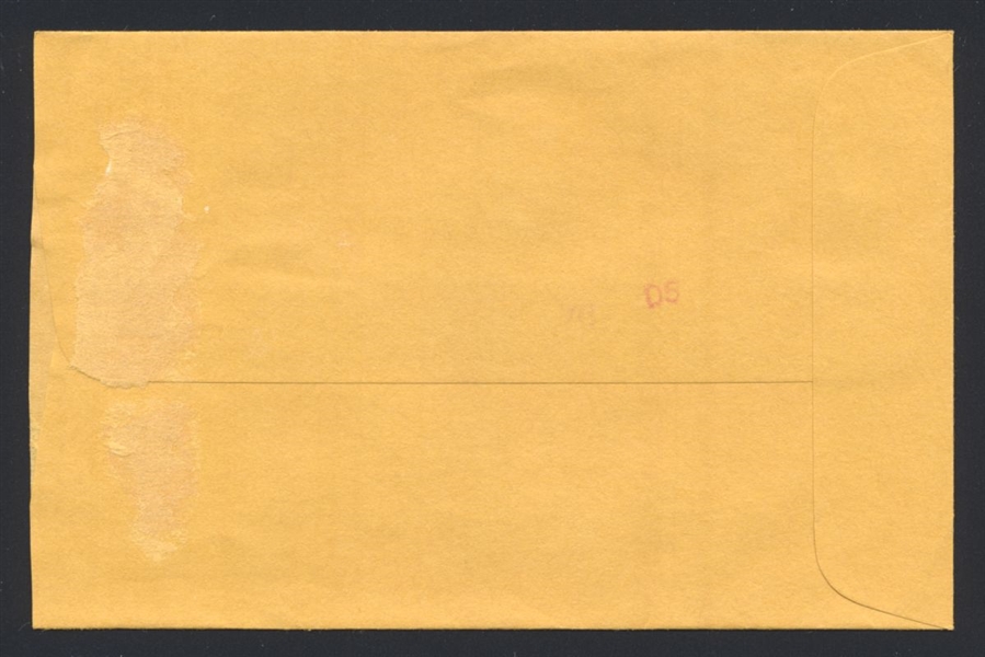 RAY MURRAY SIGNED Envelope (d.2003) Cleveland Indians Athletics