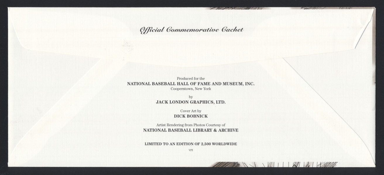 EARL WEAVER & JIM BUNNING SIGNED HOF 1996 Induction Day Cachet Orioles Phillies