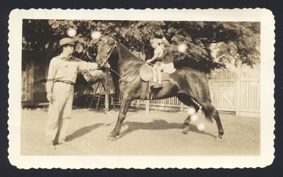 Lot of (3) 1940s Brooklyn Dodgers VAN MUNGO & KIDS Original Photos