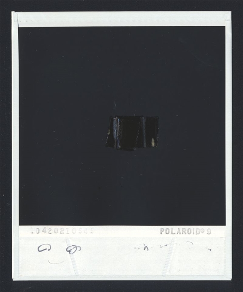 RON MEREDITH Polaroid Snapshot Photo SIGNED 1985 CHICAGO CUBS Autograph