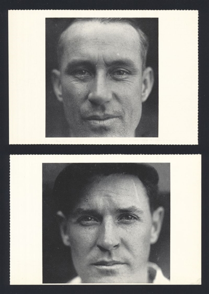 Lot of (2) JOE DUGAN & BOB MEUSEL 1984 Conlon Collection Photo Postcard Yankees