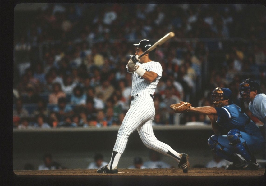 1983 New York Yankees RICK CERONE Original 35mm Slide Transparency