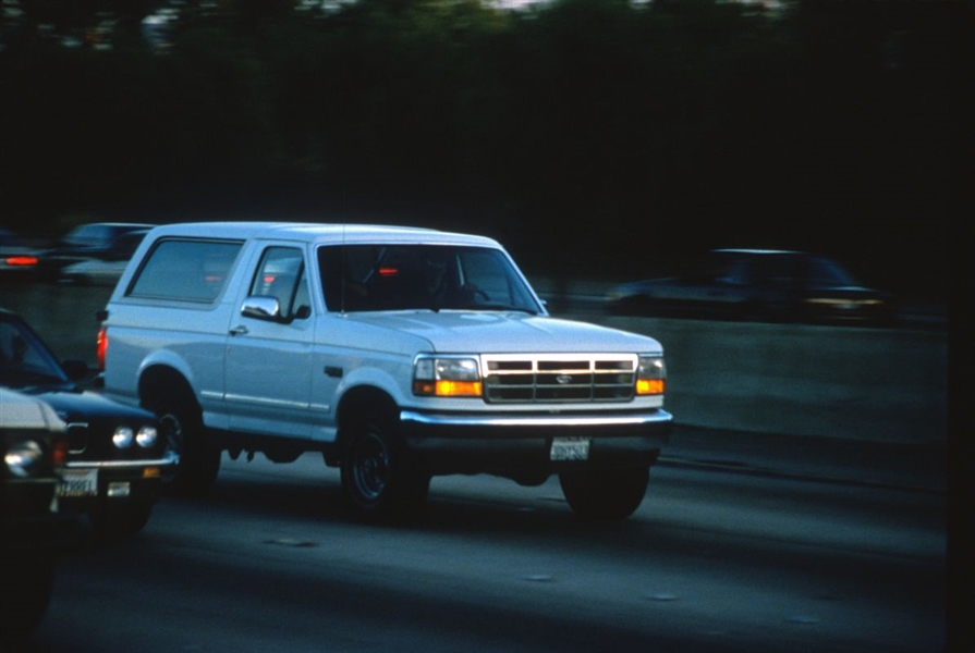 1994 O.J. SIMPSON White Bronco Car Chase Original 35mm Slide Transparency