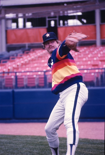 1983 Houston Astros VERN RUHLE Original 35mm Slide Transparency