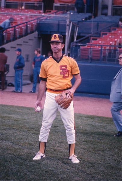 1983 San Diego Padres NORM SHERRY Original 35mm Slide Transparency